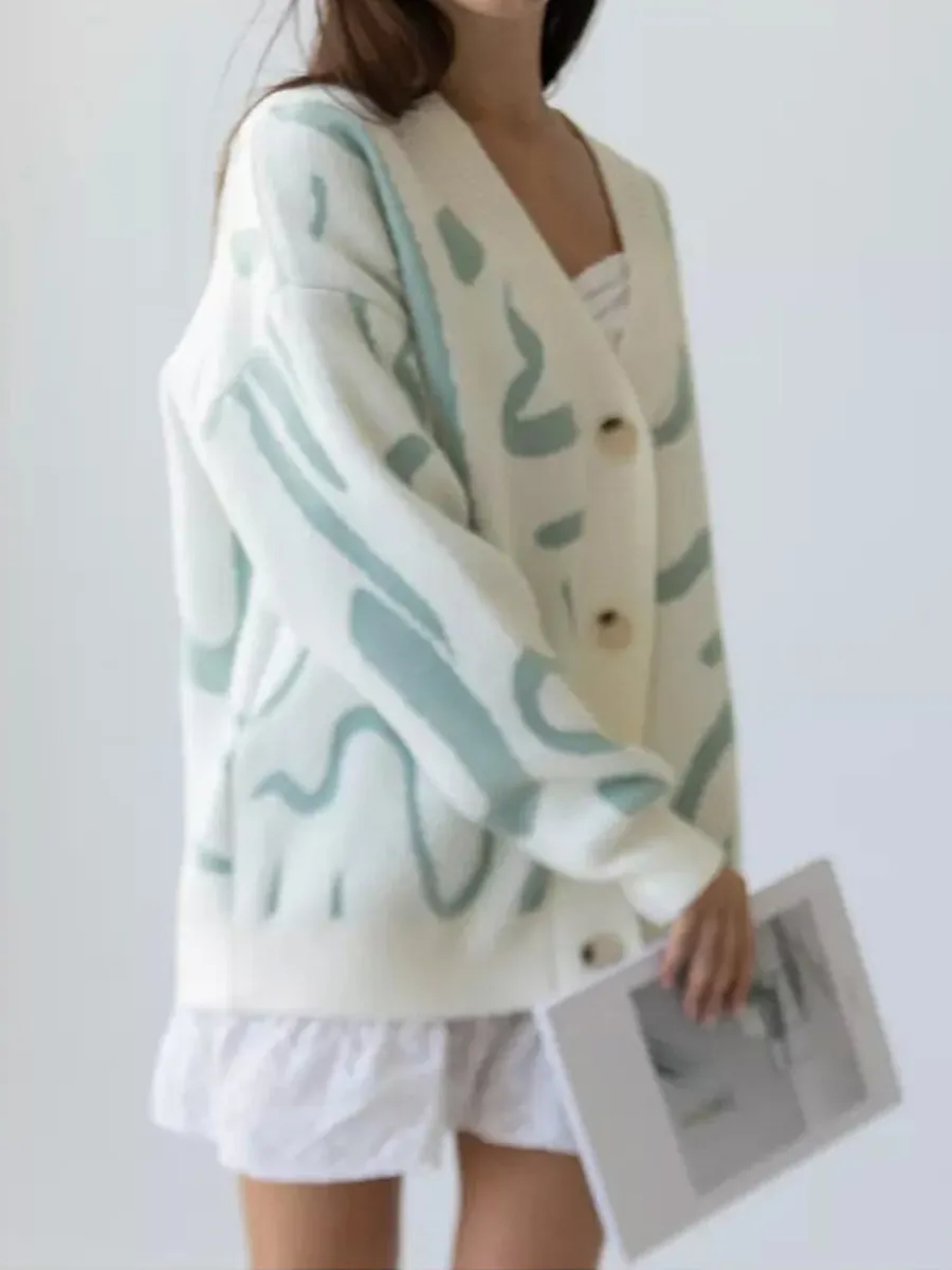 Women's Knitted Loose Cardigan