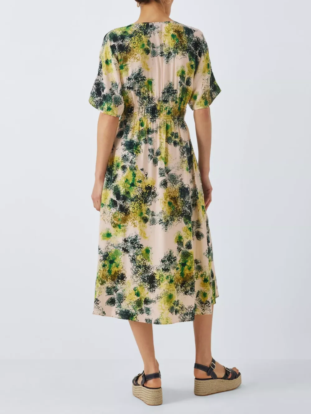 Abstract Petal Floral Dress