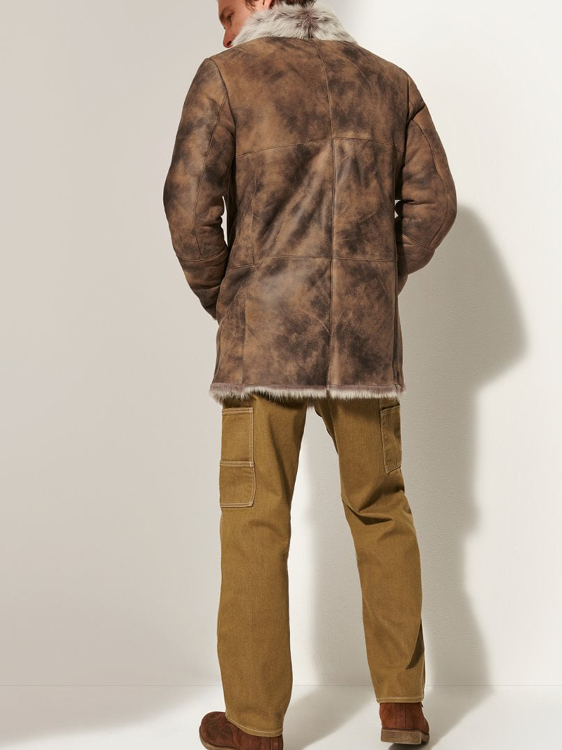 Men's autumn and winter sheepskin coat