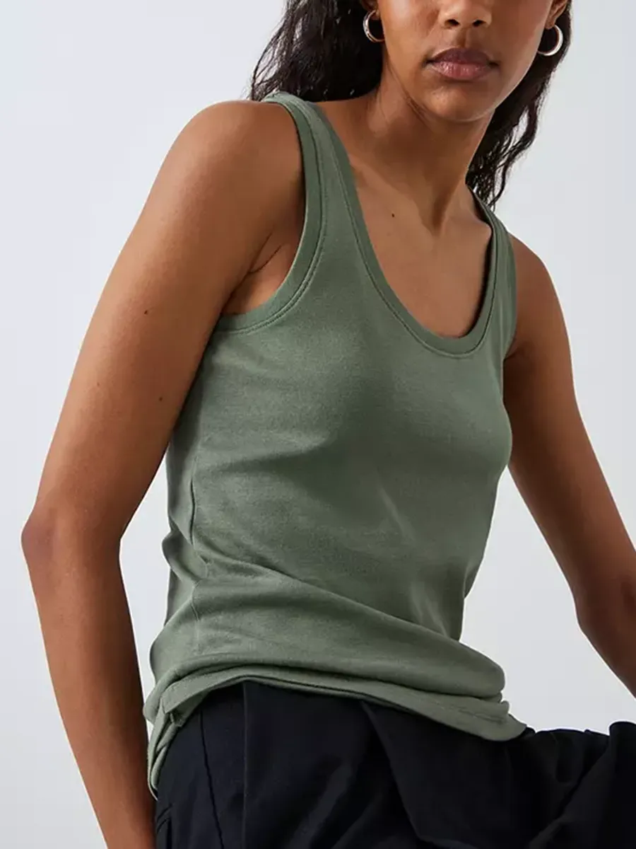 Cotton Jersey Tank Top