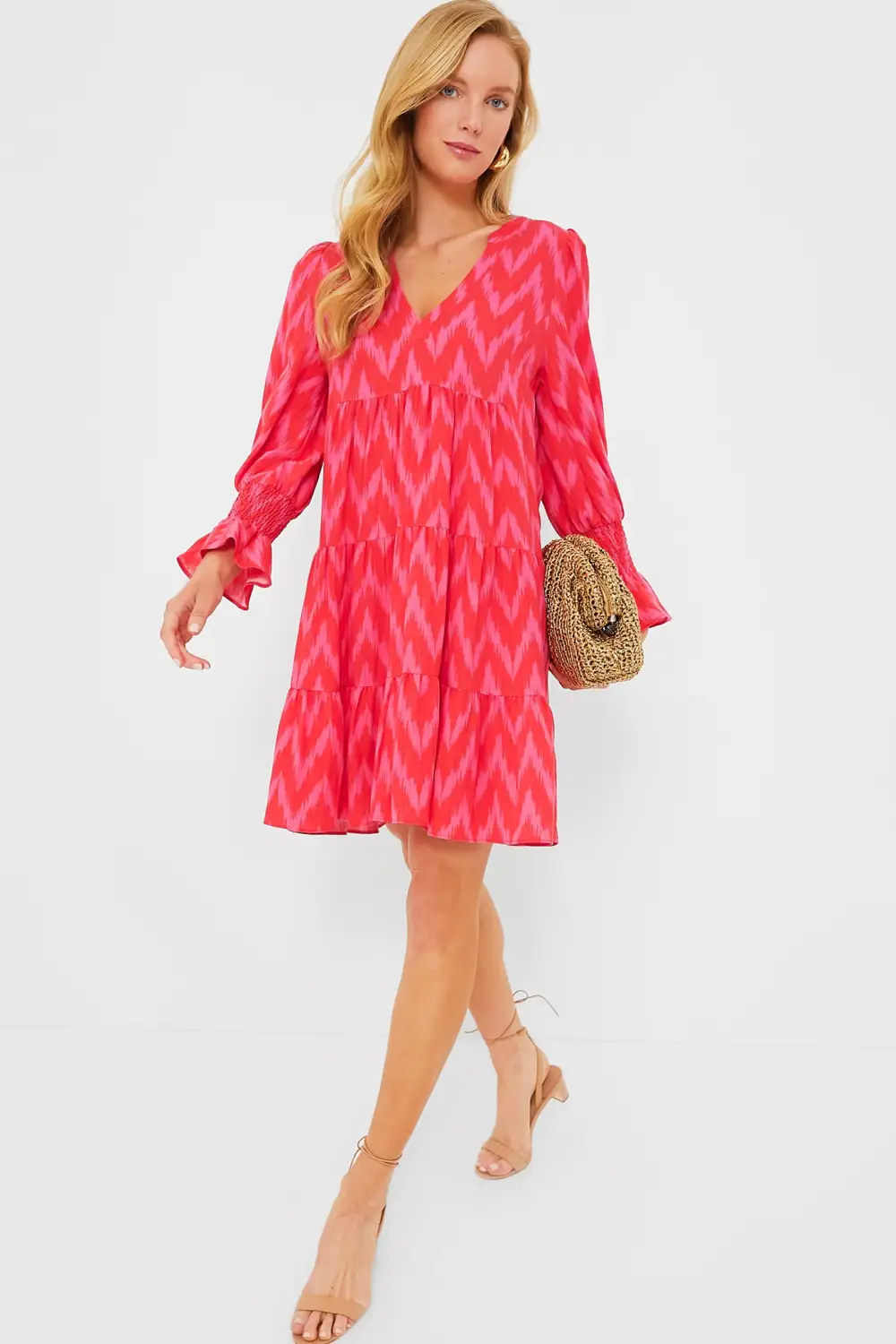 Hot Pink Ikat Kenzo Dress