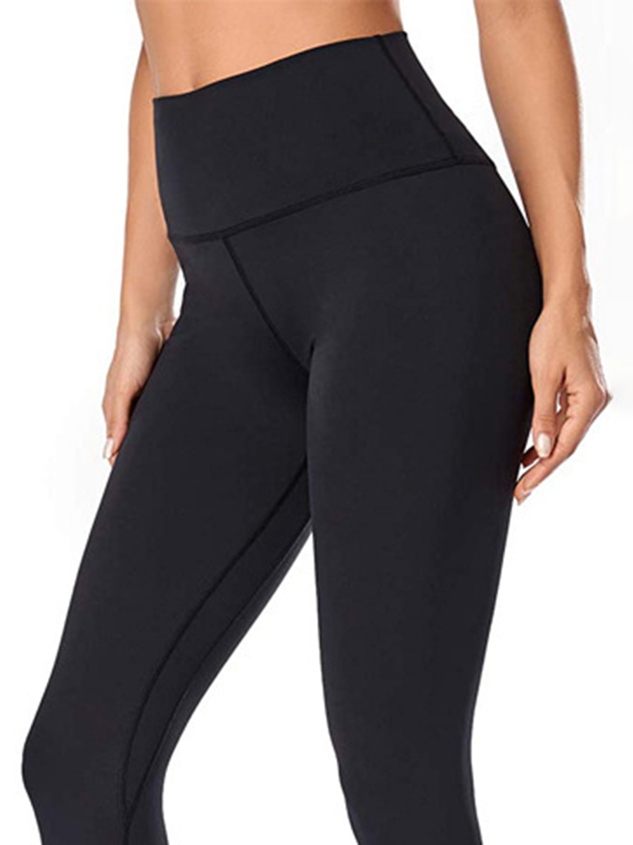 Women's Solid Color Yoga High Waist Hip Lift Pants