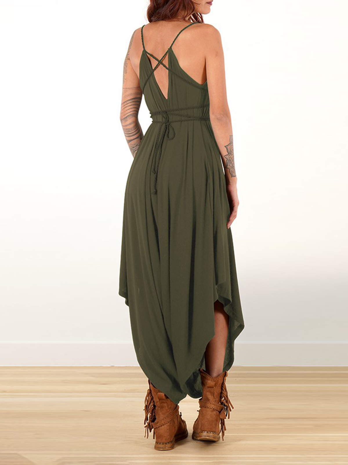 Loose And Reversible Strappy Jumpsuit