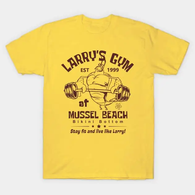 Larry's Gym At Mussel Beach T-Shirt