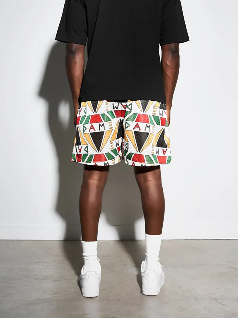 Creed 3 Dame Anderson Pattern Retro Shorts