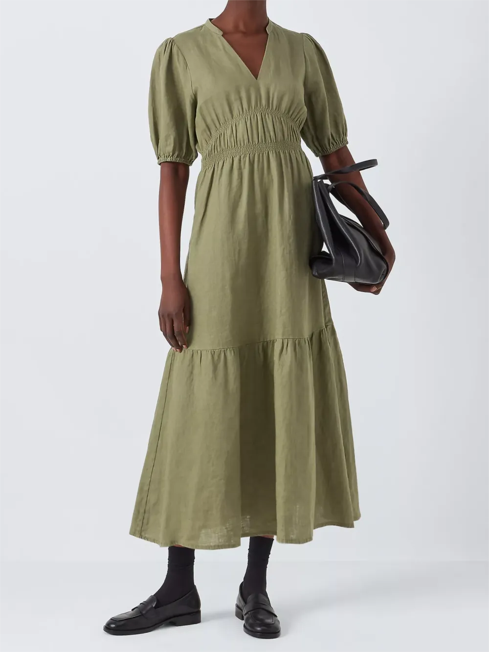 Linen Sheered Dress