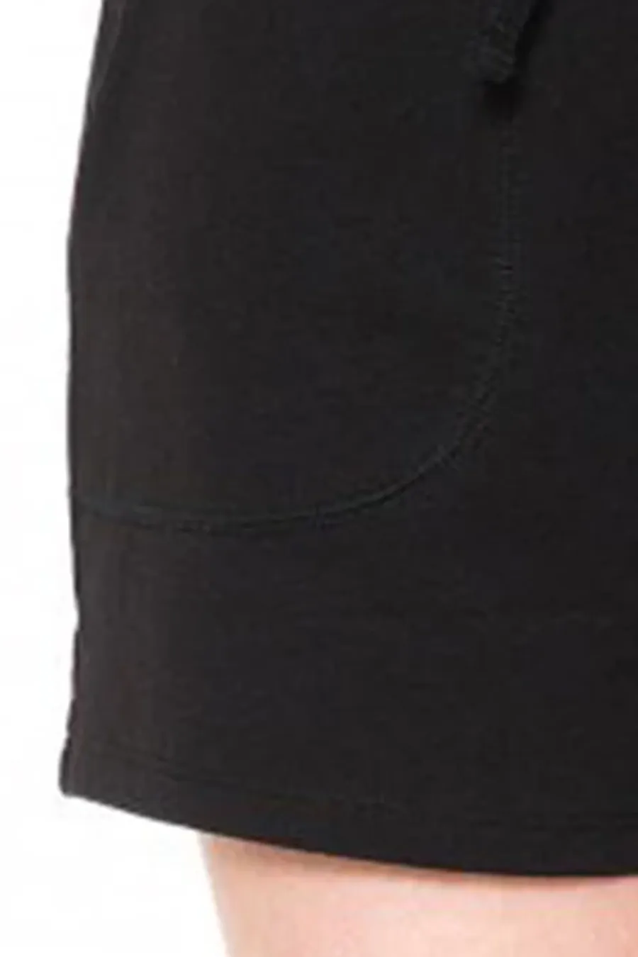 French Terry Active Cargo Shorts With Stitched Pocket