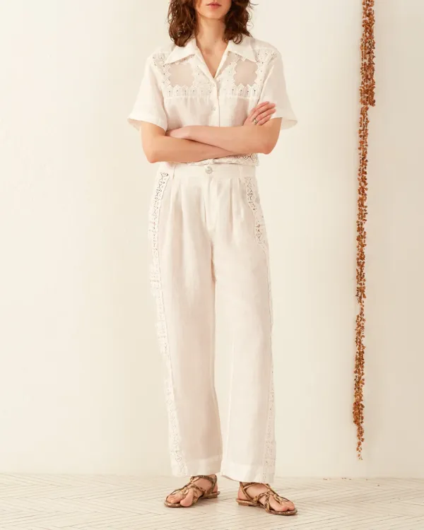 Colette Picnic Eyelet Pant