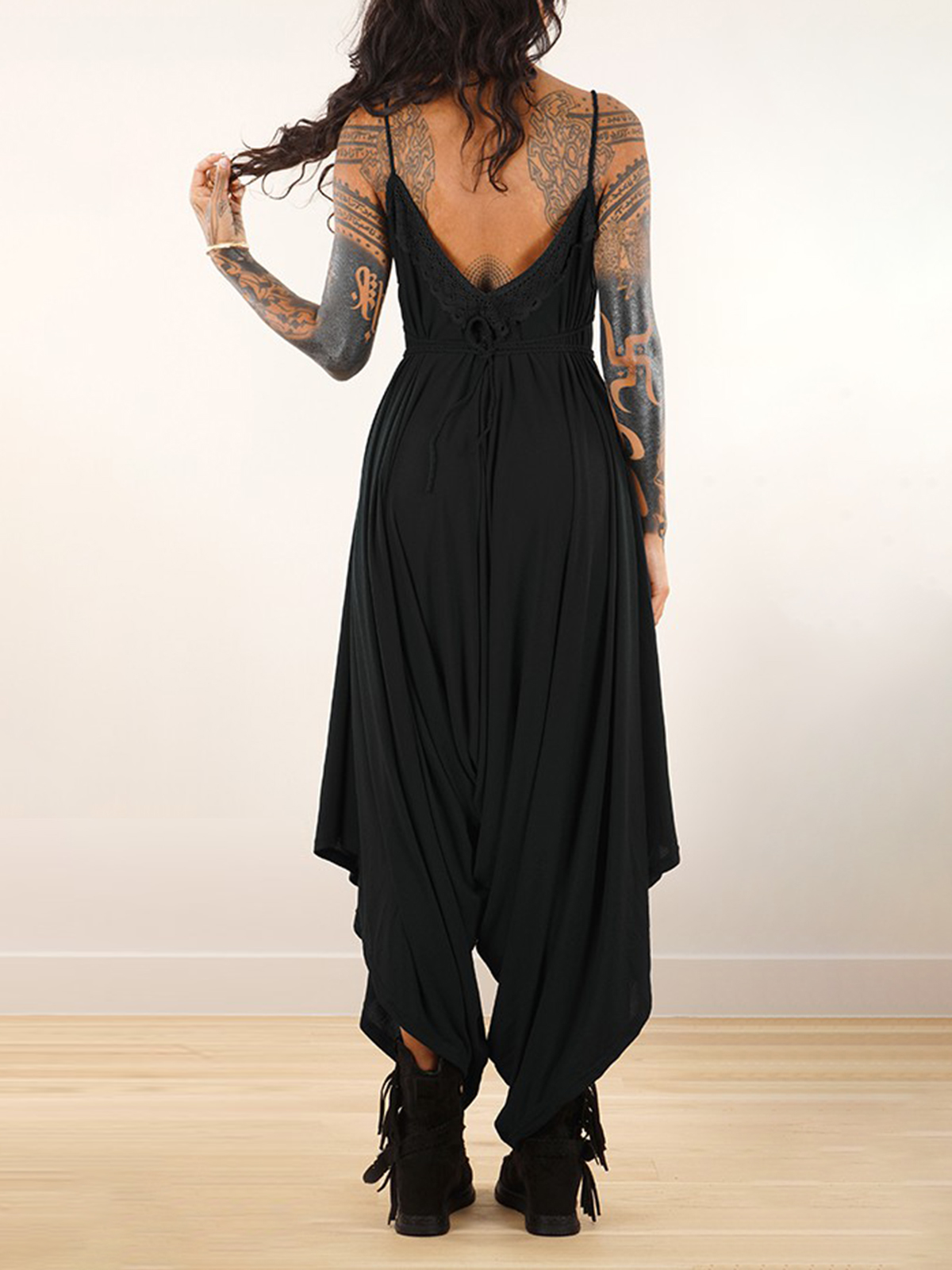 Loose And Reversible Strappy Jumpsuit