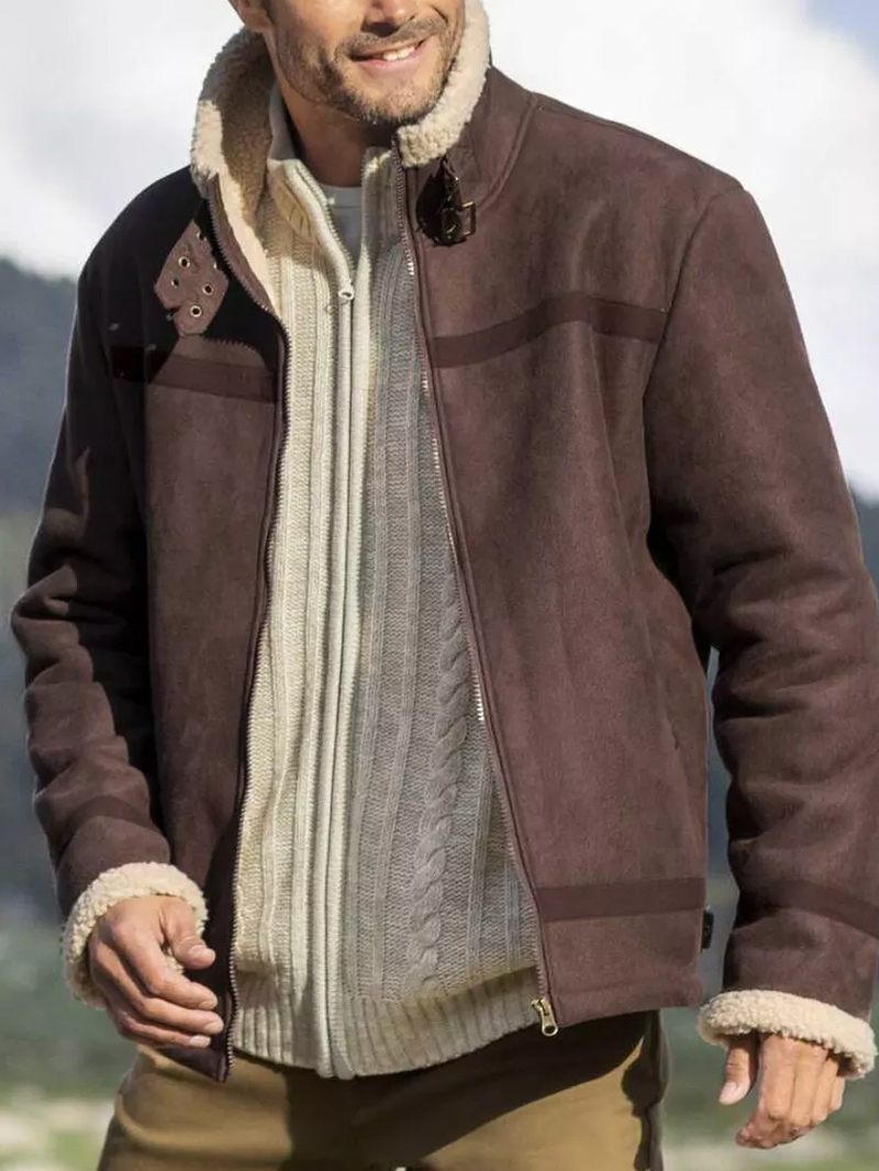 Men's Casual Oversized Outdoor Hiking Cargo Jacket Coat