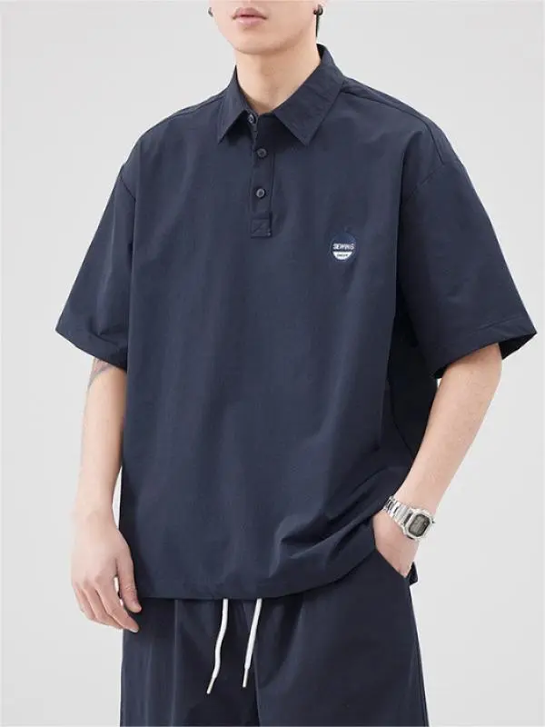 Quick-drying Embroidered Polo Shirt