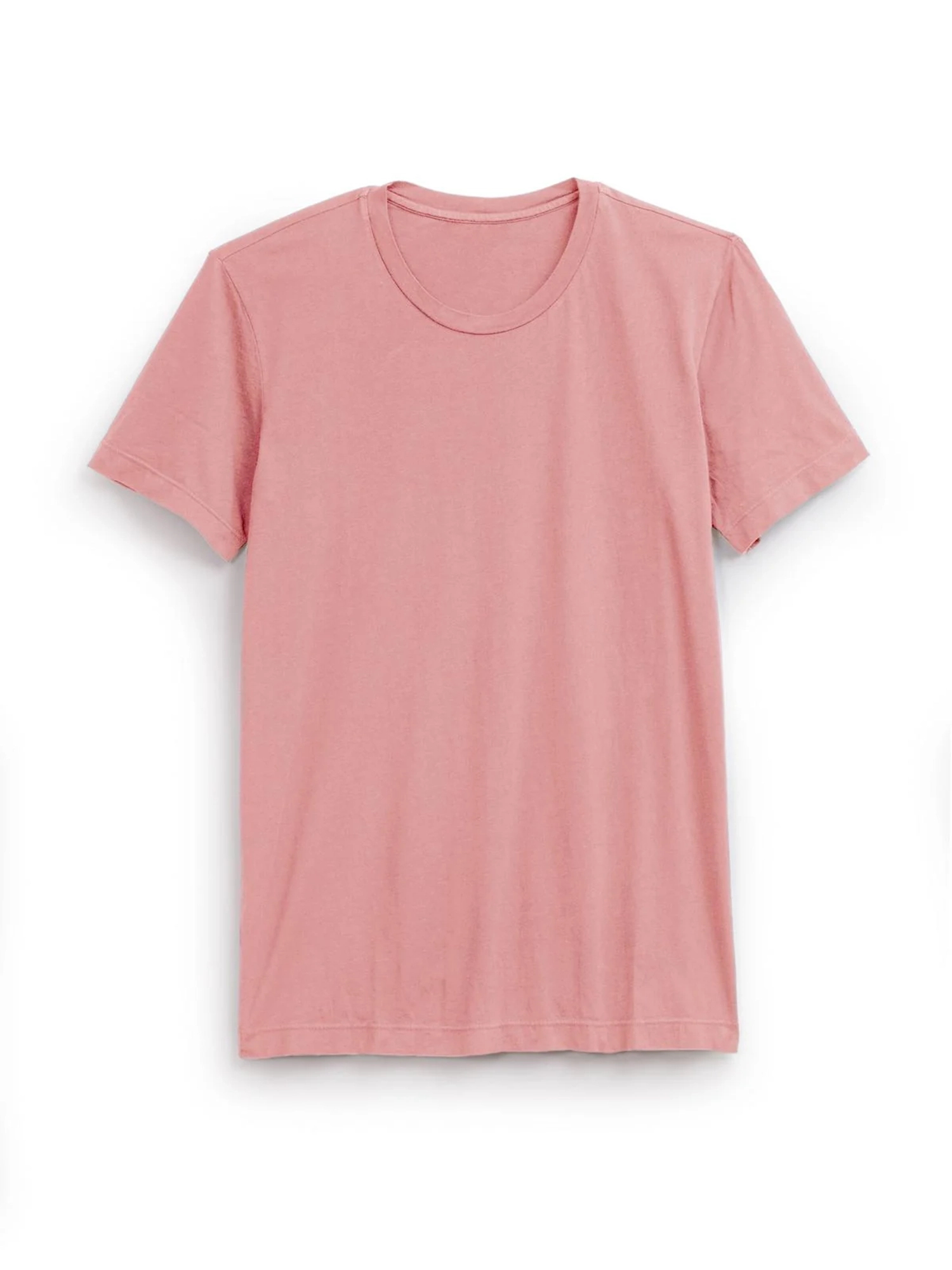 Men'S Solid Round Neck Cotton T-Shirt