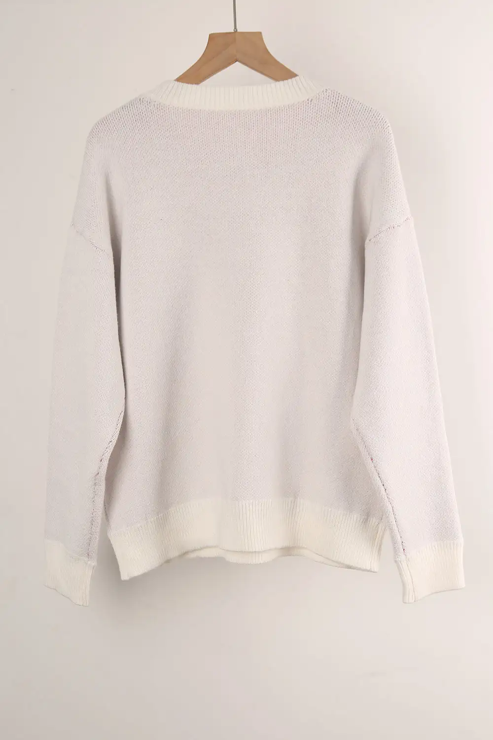 Pullover Sow Color Matching Sweater