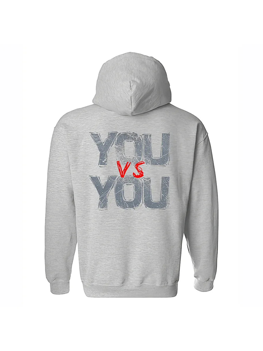 You Vs You Printed Casual Hoodie