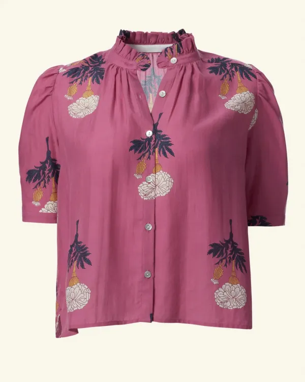 Winn Hibiscus Rose Shirt