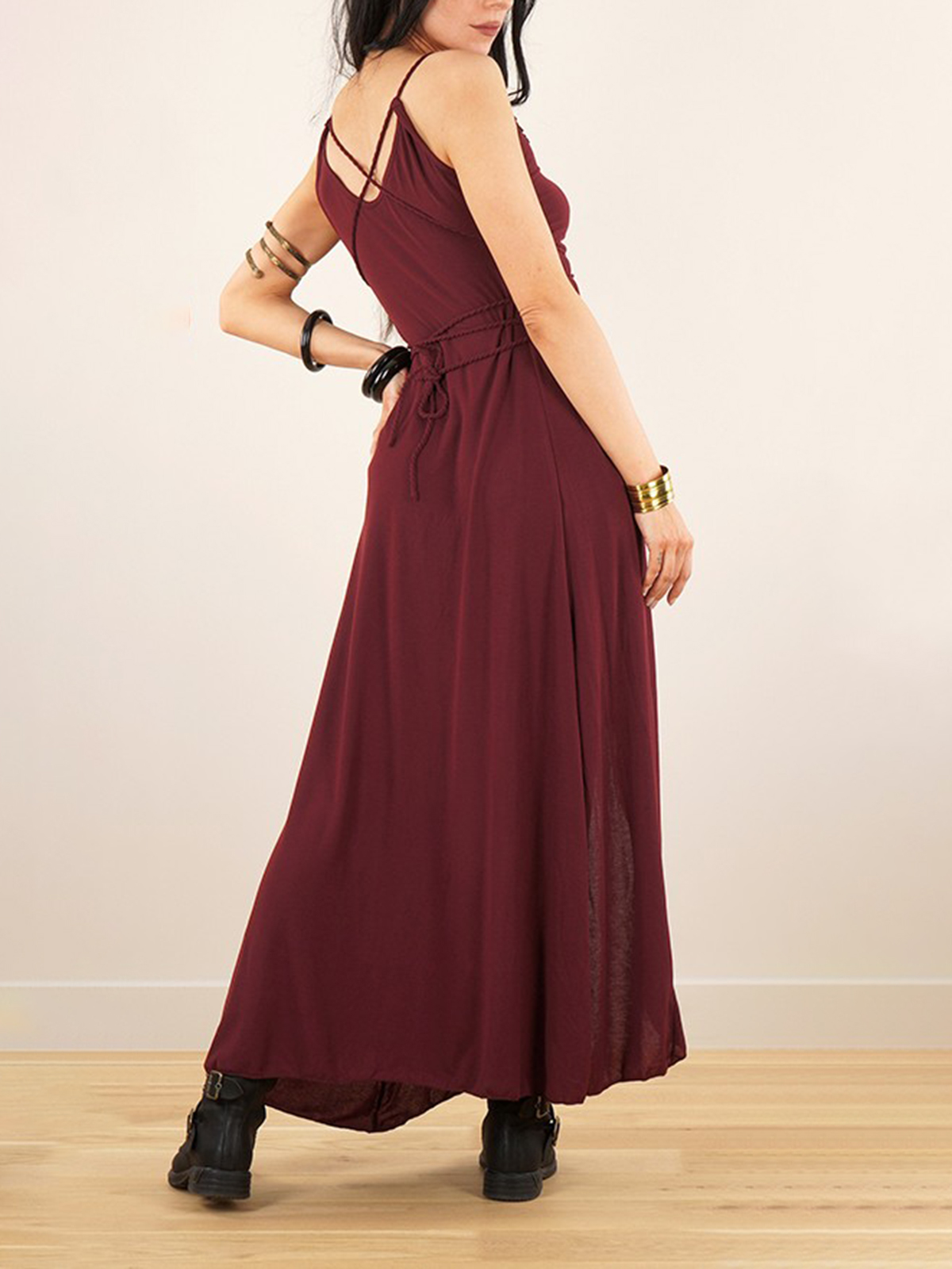 Loose Strappy Long Dress