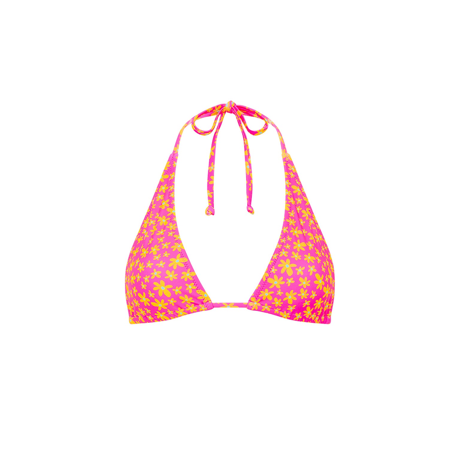 CROCHET HALTER BIKINI TOP