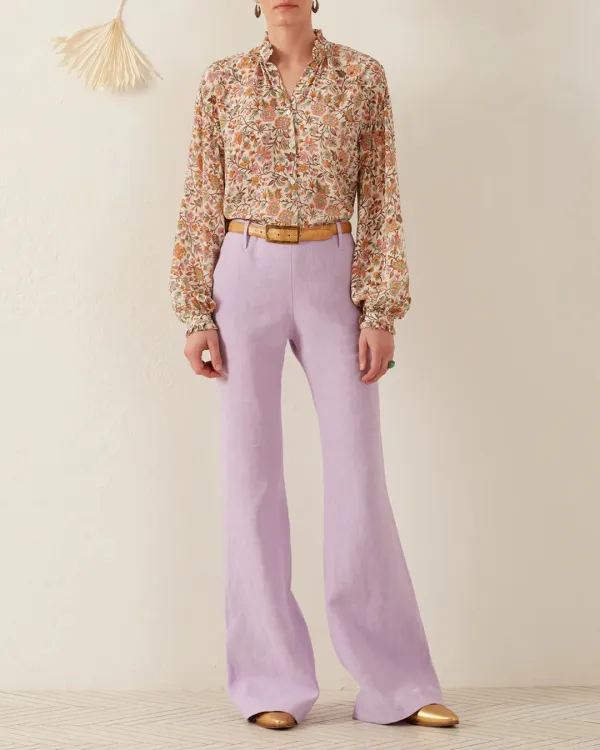 Poet Garden Party Silk Blouse