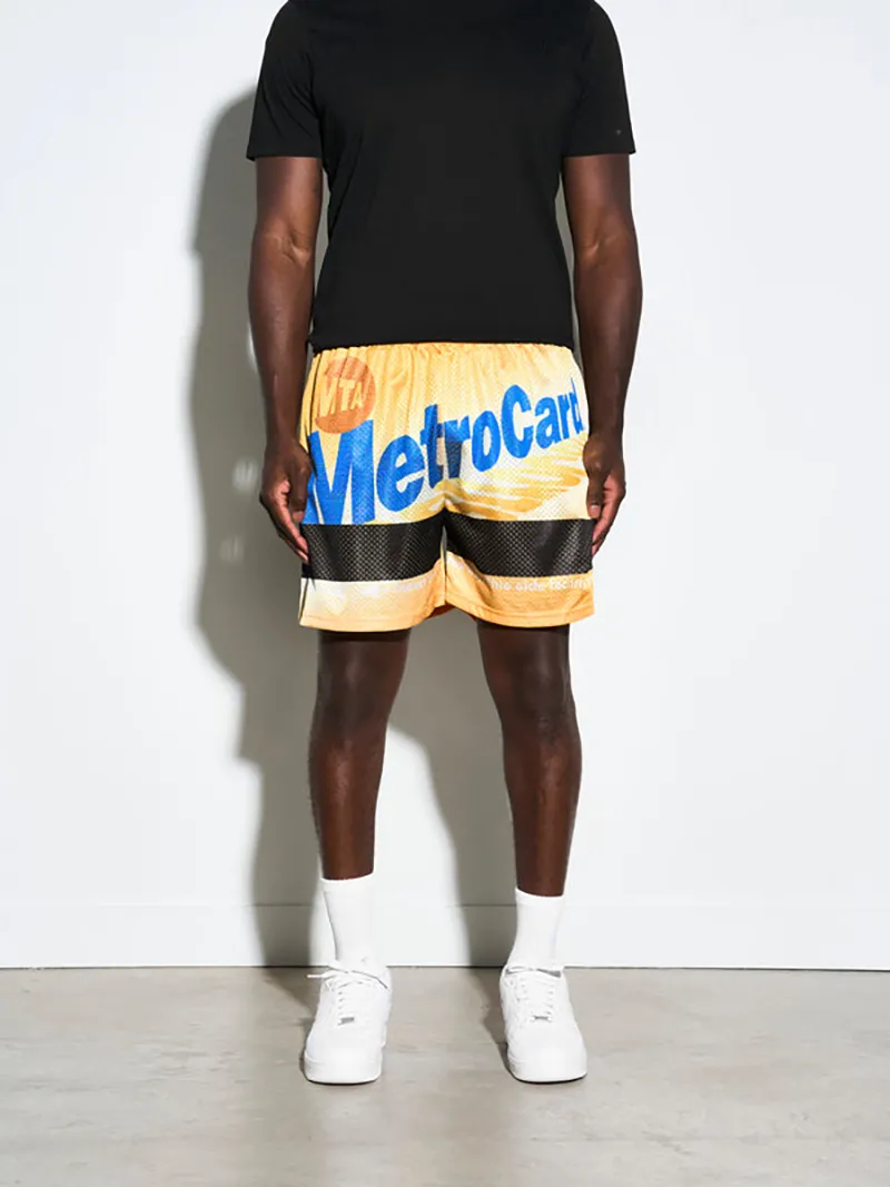 MTA MetroCard Big Logo Retro Shorts