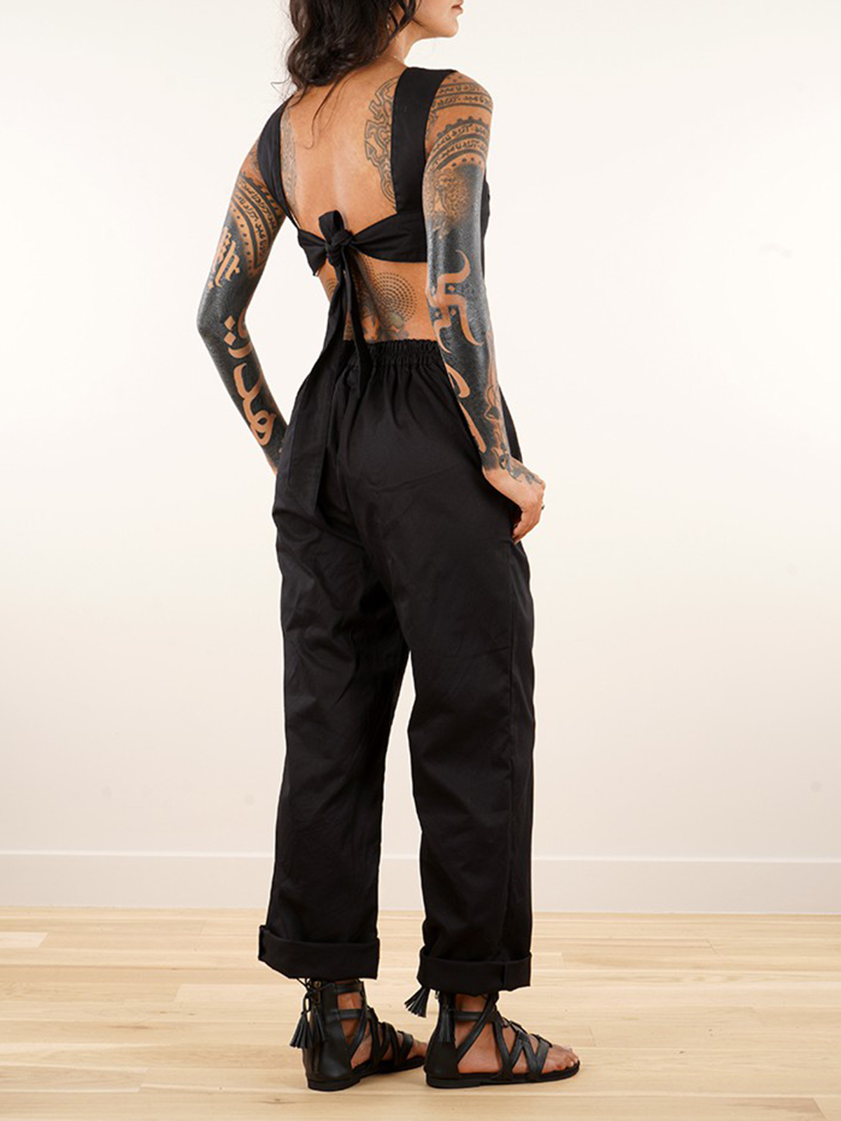 Bare Back Strappy Jumpsuit