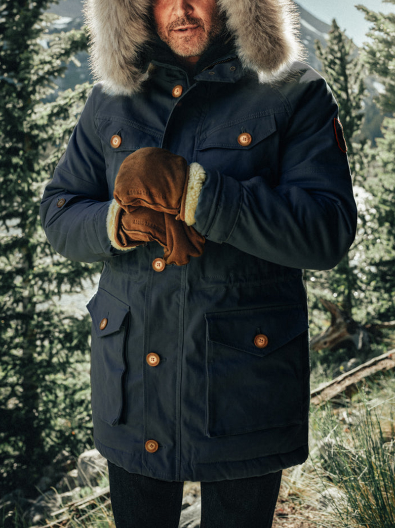 Men's Navy Parka