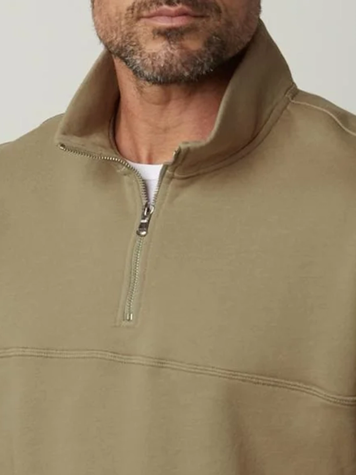 Stand Neck Solid Casual Hoodies