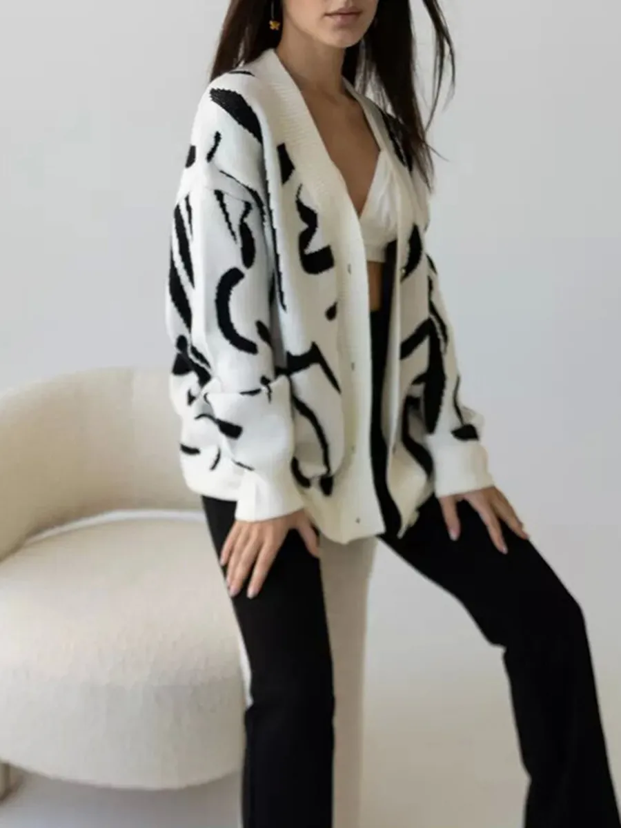 Women's Knitted Loose Cardigan