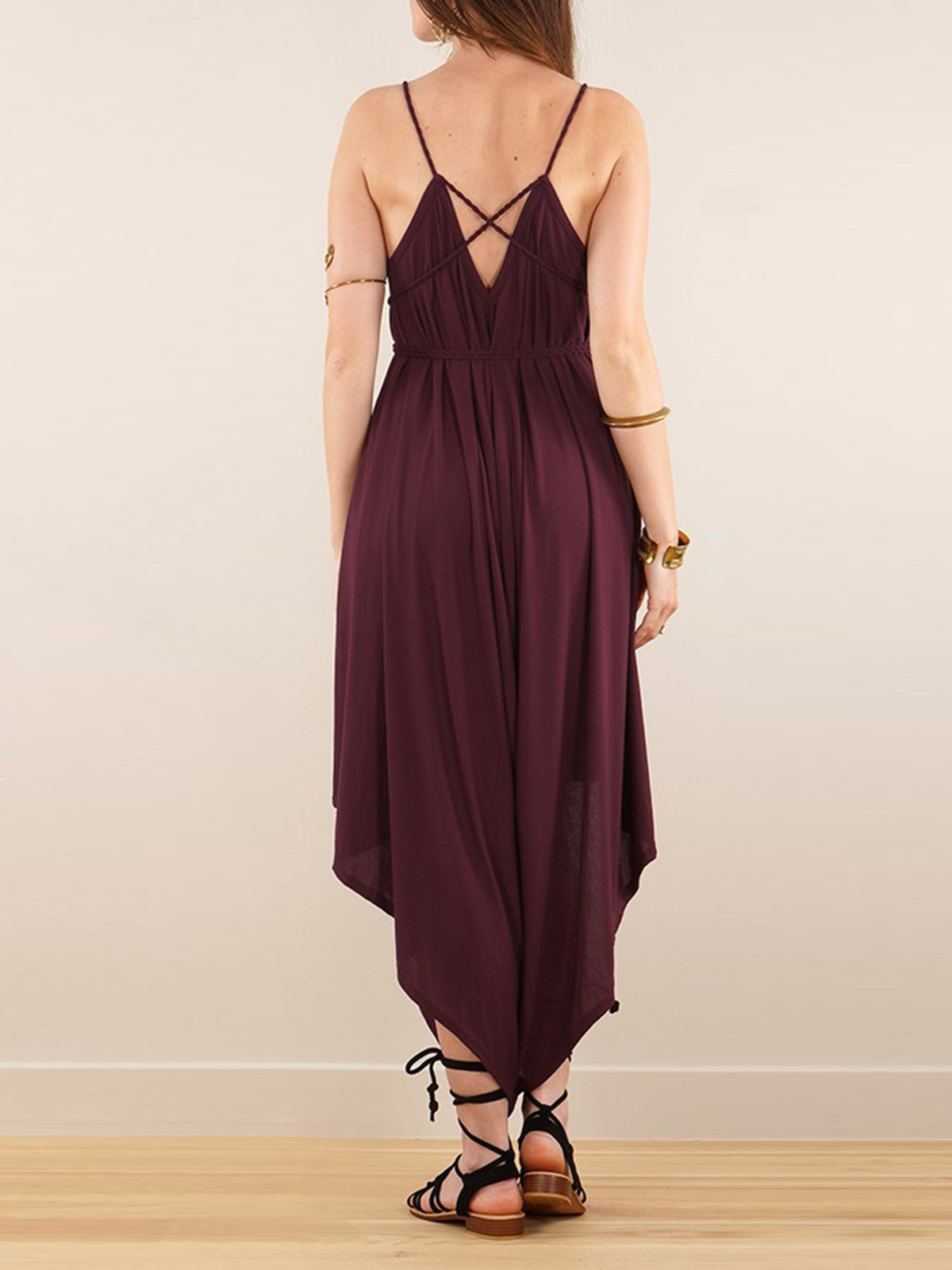 Loose And Reversible Strappy Jumpsuit