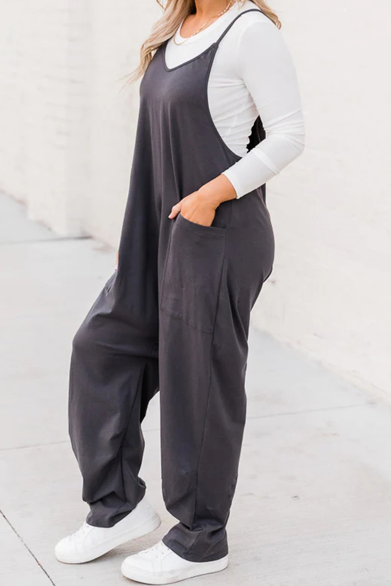 Day In The Life Charcoal Jumpsuit