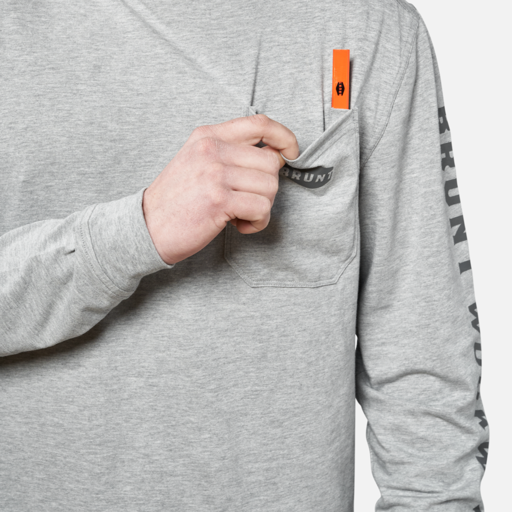 Long Sleeve Pocket T-Shirt