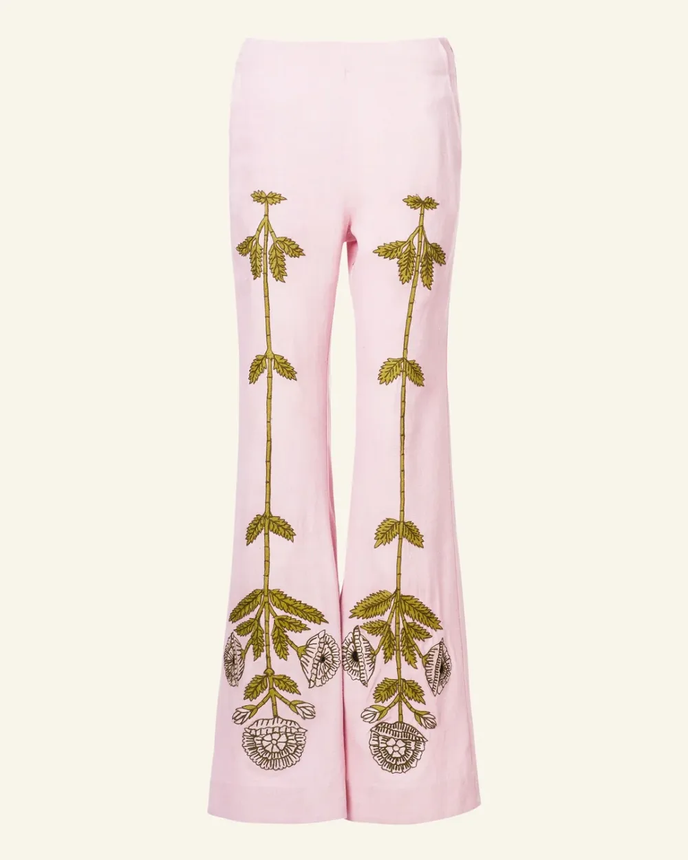 Charlie Crocus Embroidered Pant