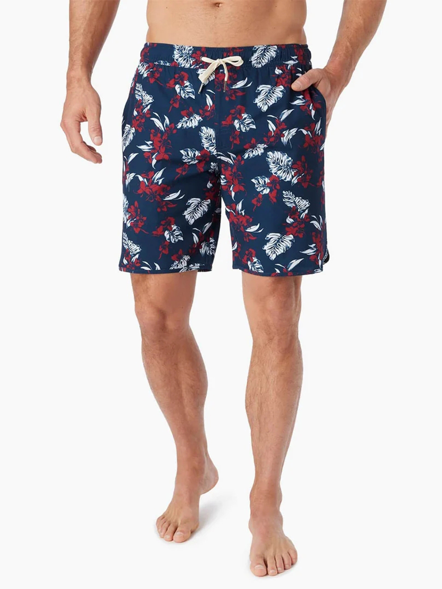 Men's floral beach shorts