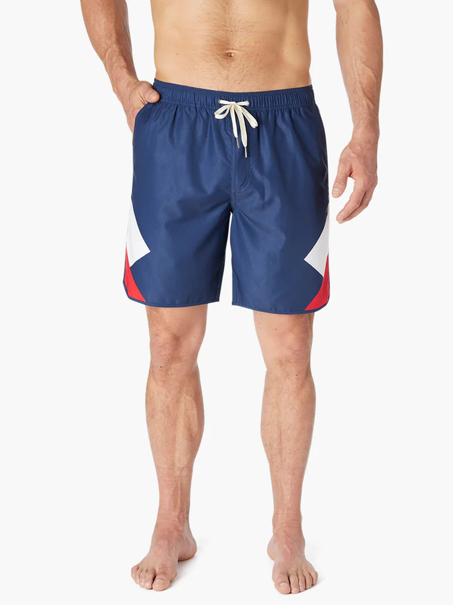 Men's Color Block Beach Shorts