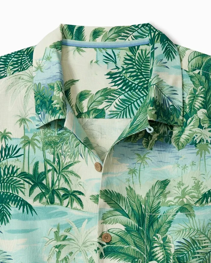 Mangrove Jungle Silk Camp Shirt