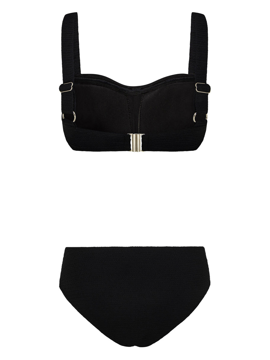 Black ladies sexy bikini set 2 piece set