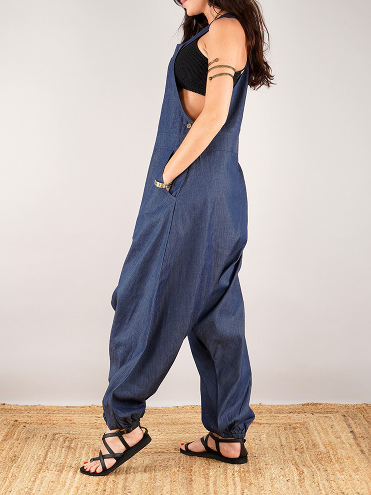 Harem Pant Overalls