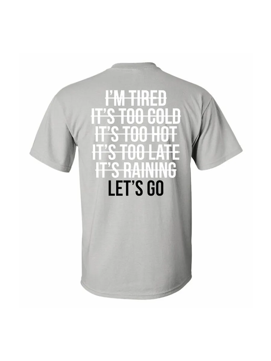 LET'S GO Printed T-shirt