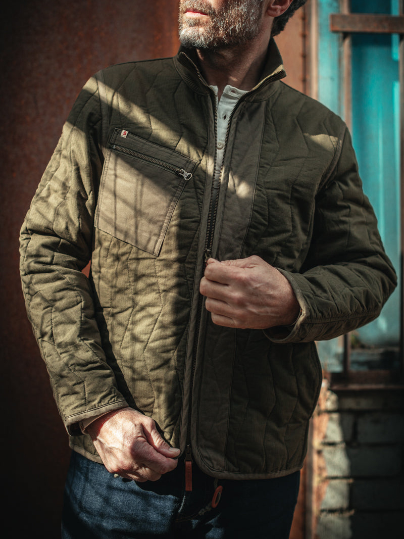 Men's Quilted Jacket Green