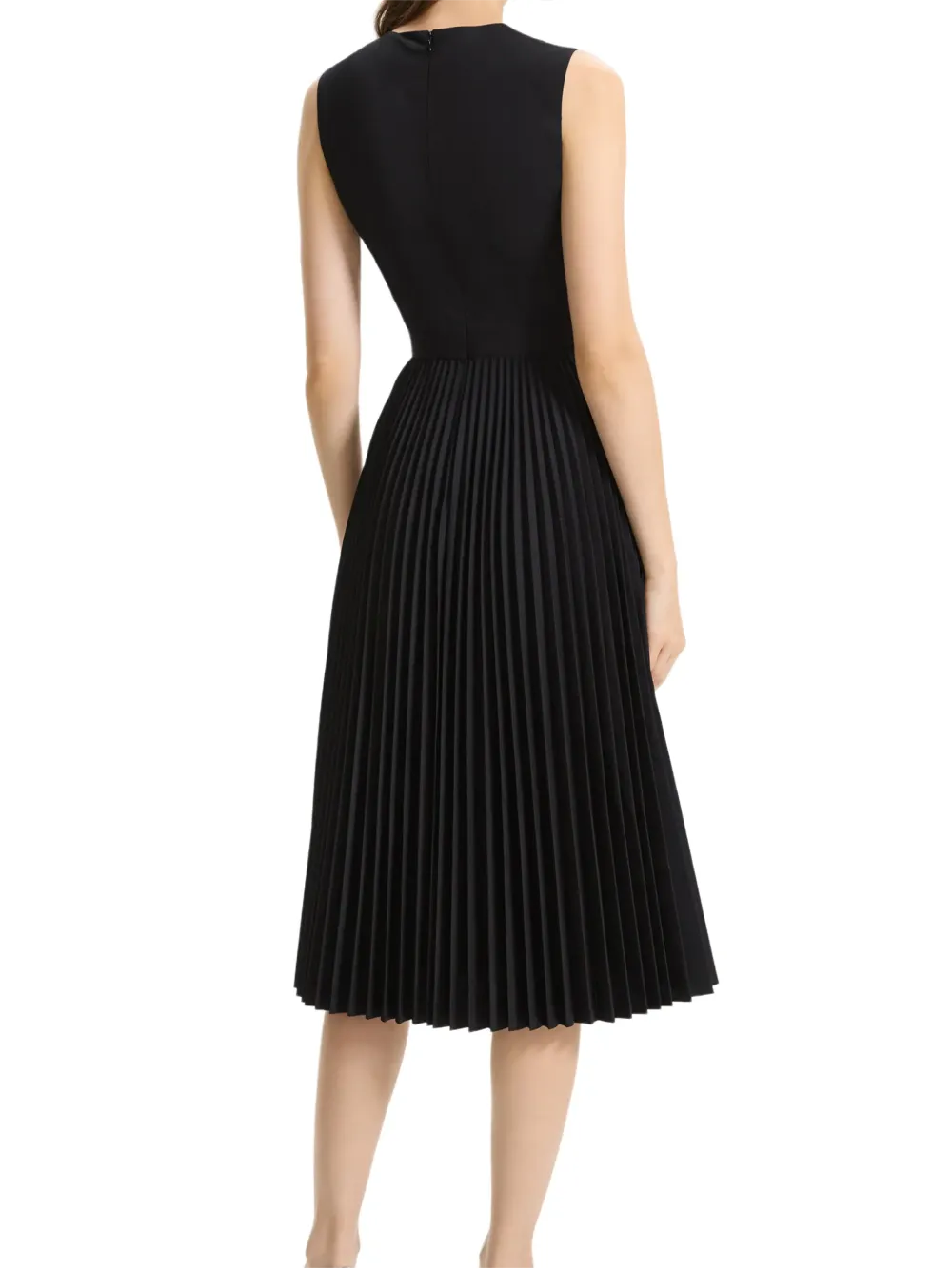 Black Pleated Dress