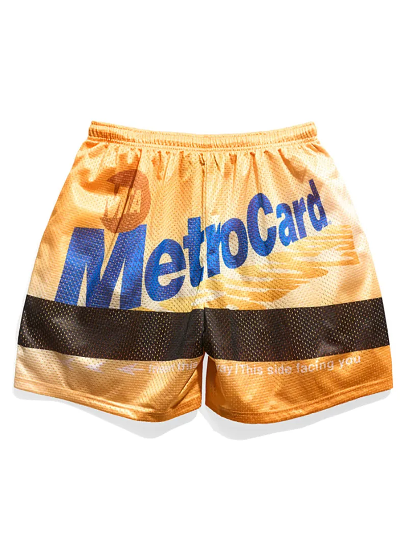 MTA MetroCard Big Logo Retro Shorts