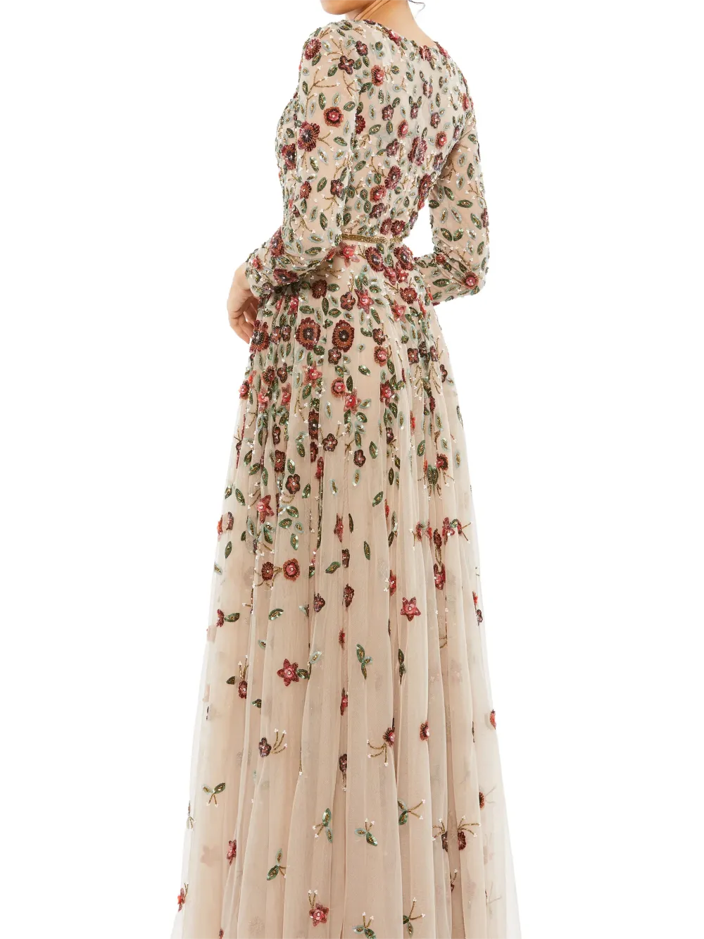 Women's Floral Turtleneck Dress