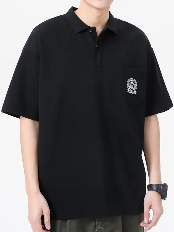 Simple Style Polo Shirt