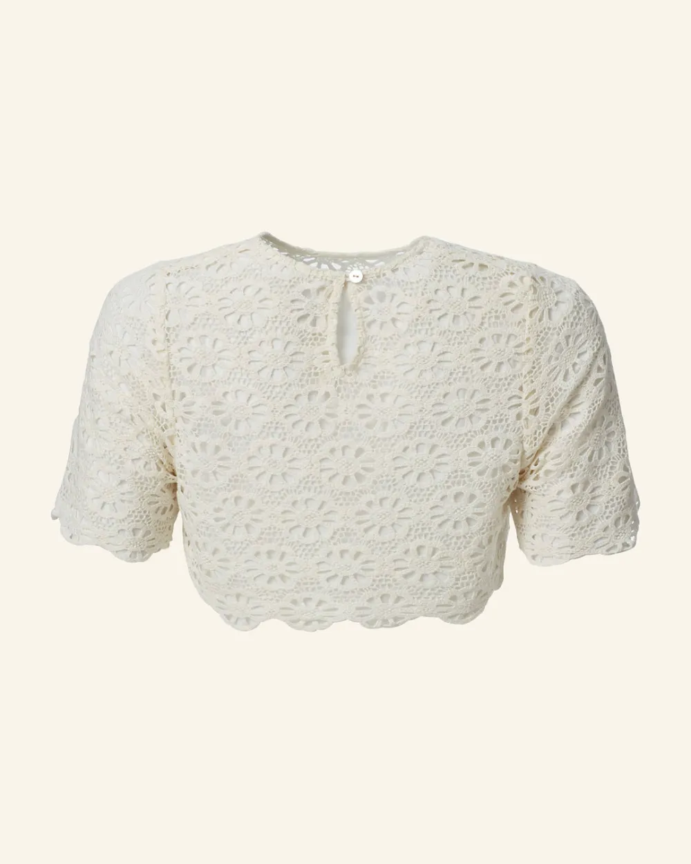 Nala Daisy Lace Cropped Top