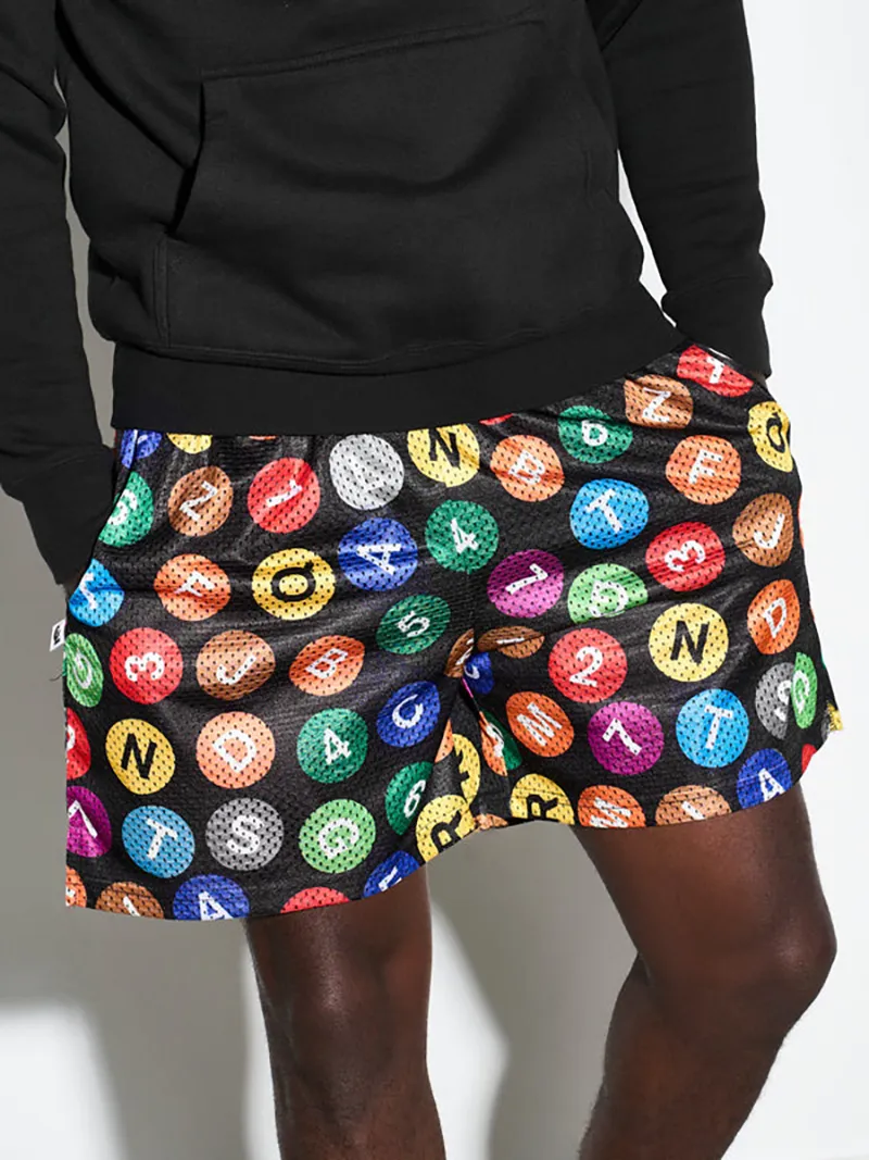 MTA Subway Lines Retro Shorts