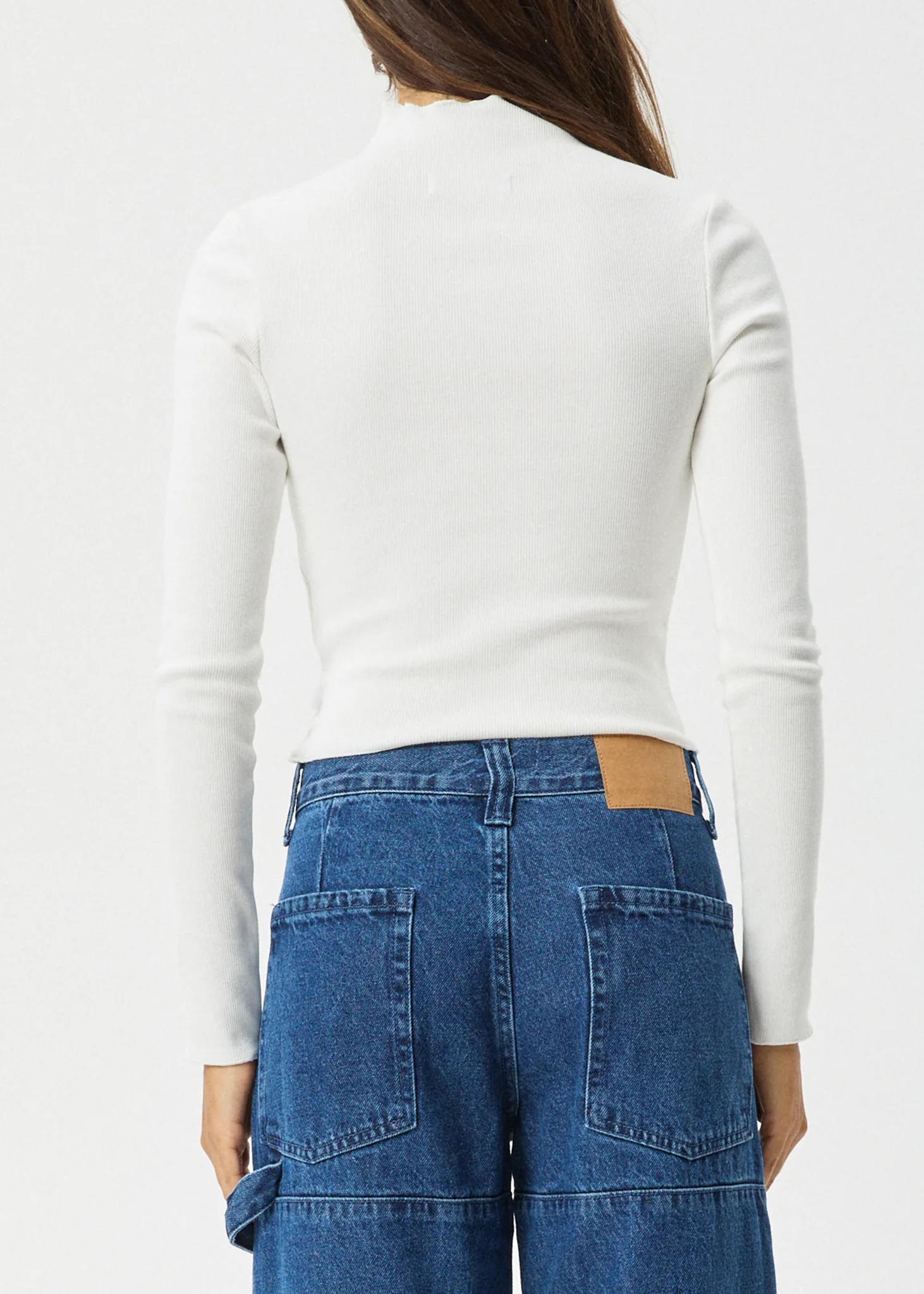 ICONIC - ORGANIC LONG SLEEVE RIB TOP