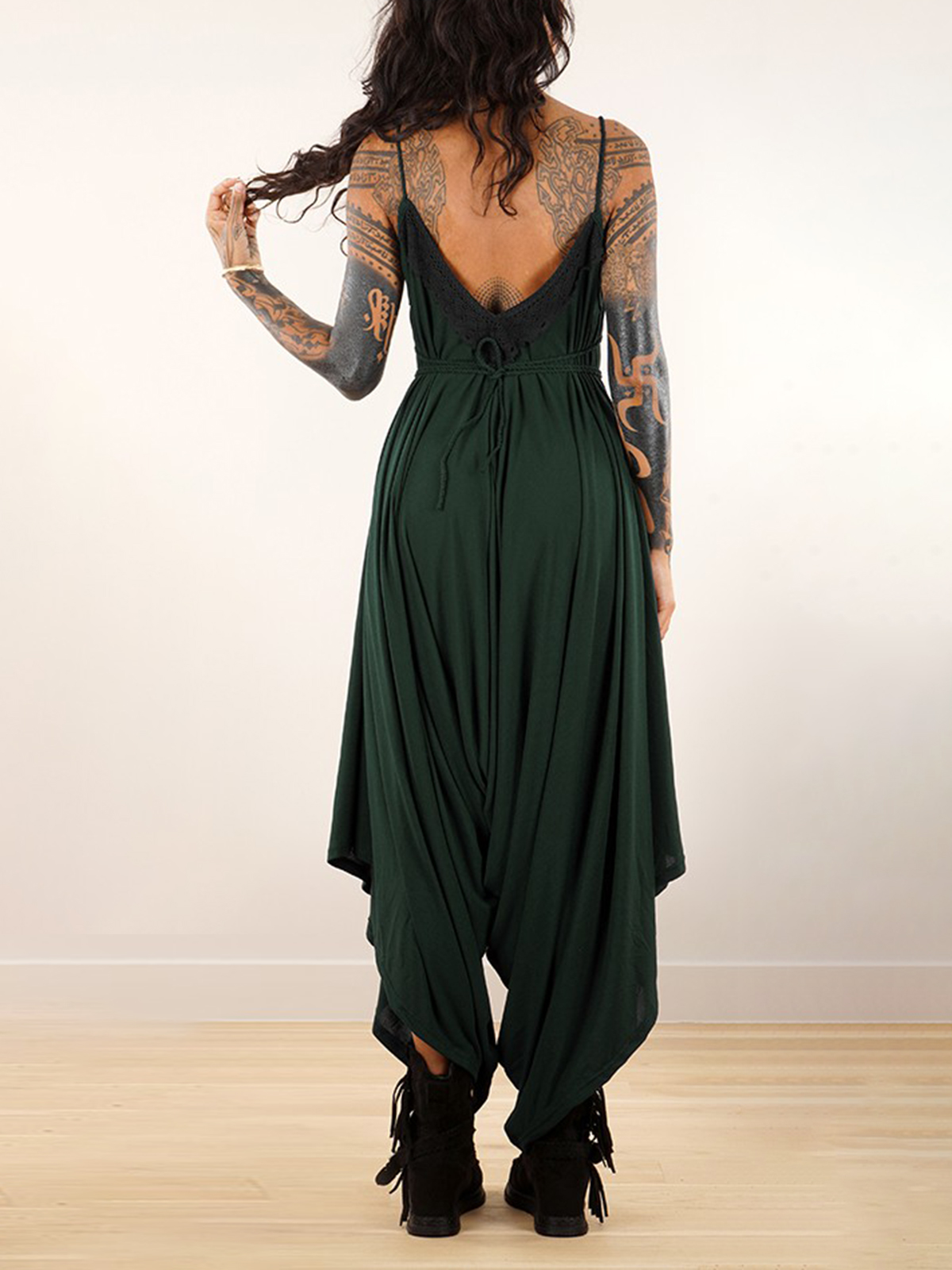 Loose And Reversible Strappy Jumpsuit