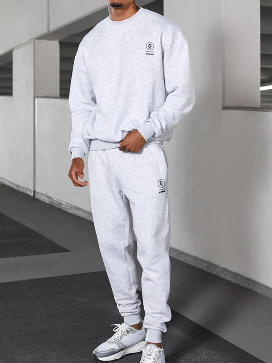 Men's White King Tracksuit