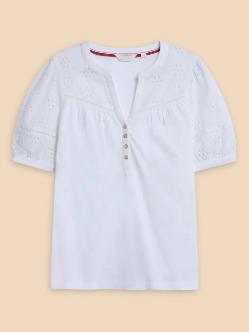 Broderie Anglaise Cotton Top