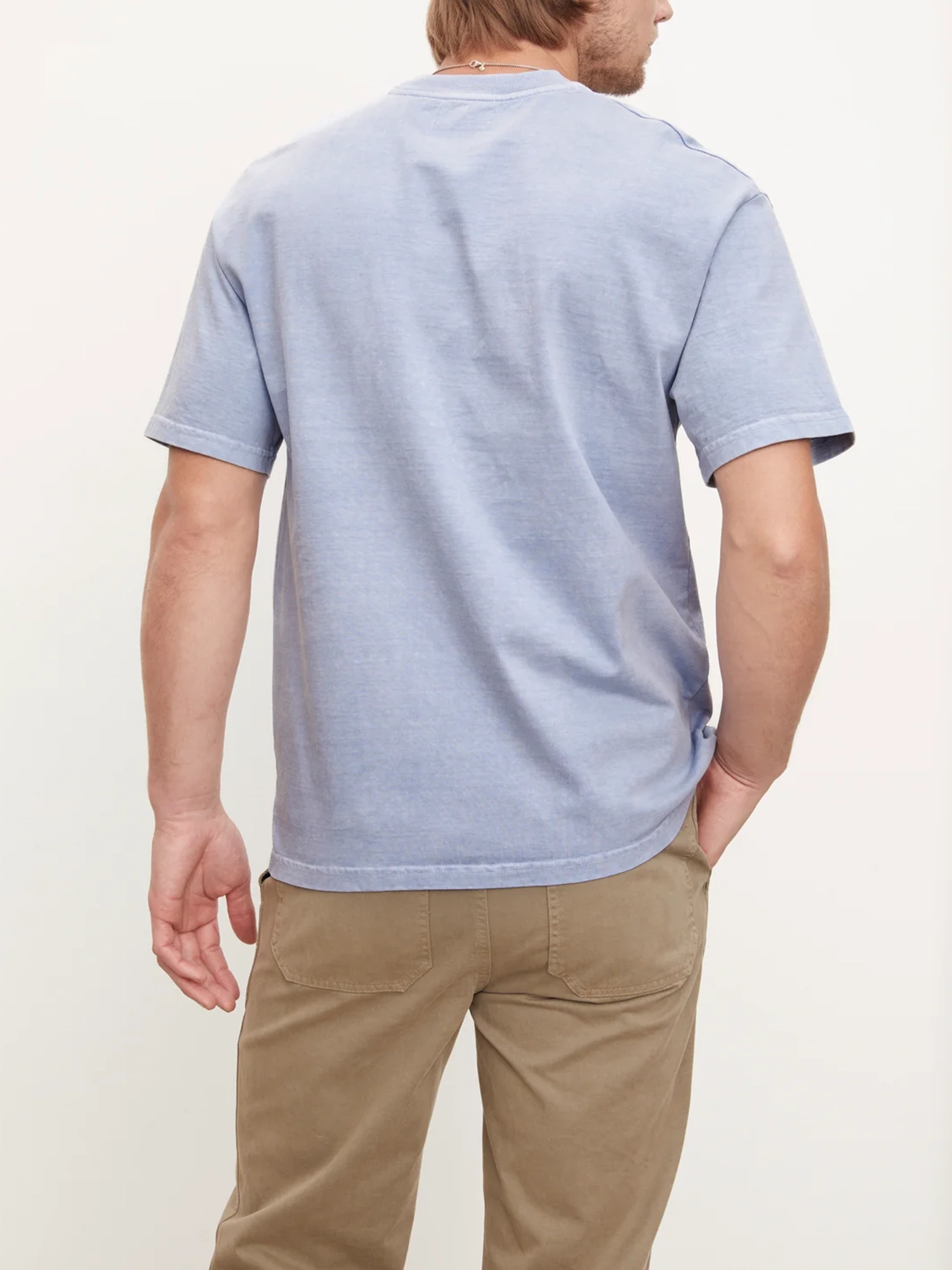 Men'S Drop Shoulders Cotton T-Shirt