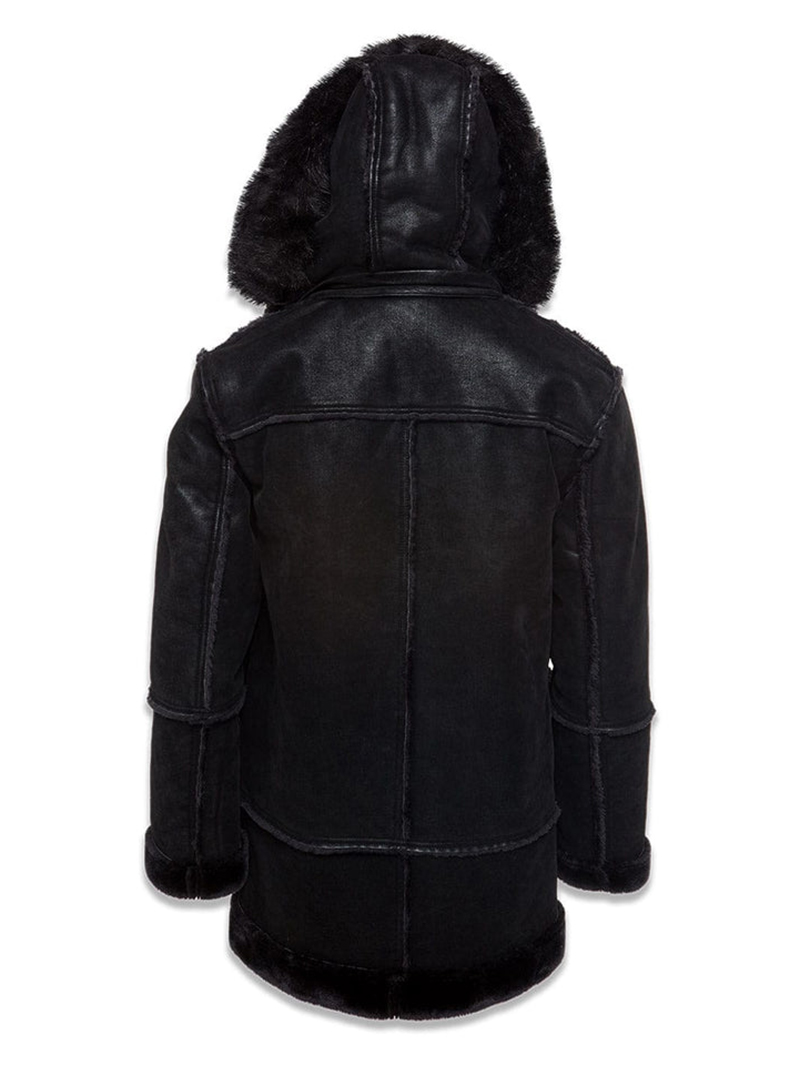 Men's Black Shearling Jacket